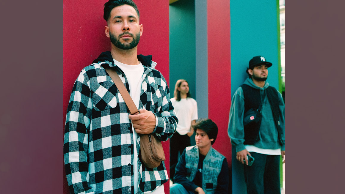 Fonque Nouveau band members performing live, capturing the fusion of jazz, hip-hop, and funk with soulful and energetic vibes.