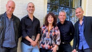 Estrella Acosta & Esquina 25 performing live – a dynamic Latin jazz band blending Afro-Caribbean grooves, jazz, and Latin rhythms. Book now via Originaria Events.